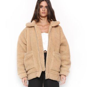 IAMGIA TEDDY COAT BEIGE